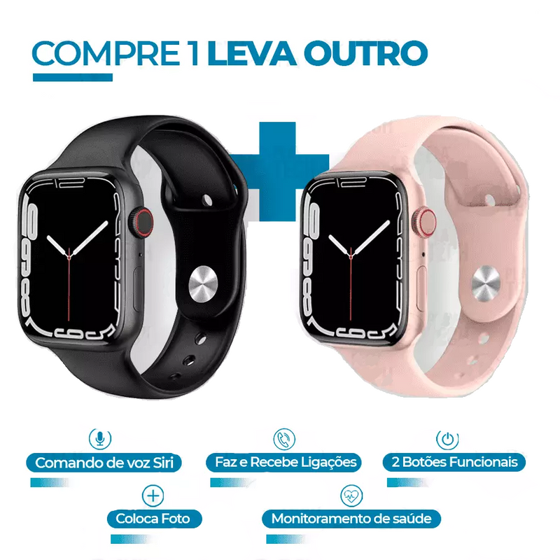 Relógio Inteligente IWO 15 SERIES 7 - COMPRE 1 LEVE 2 [LANÇAMENTO 2023]