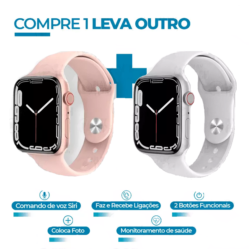 Relógio Inteligente IWO 15 SERIES 7 - COMPRE 1 LEVE 2 [LANÇAMENTO 2023]