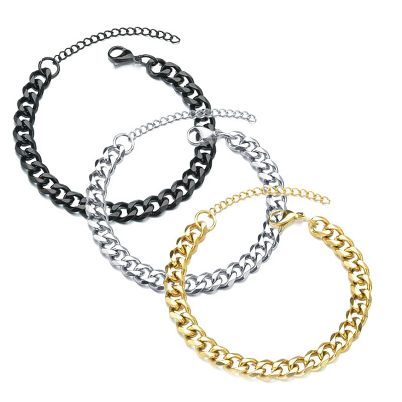 Pulseira Masculina Cuban Chain - Choque Criativo