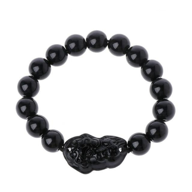 Pulseira Obsidiana Feng Shui - Choque Criativo