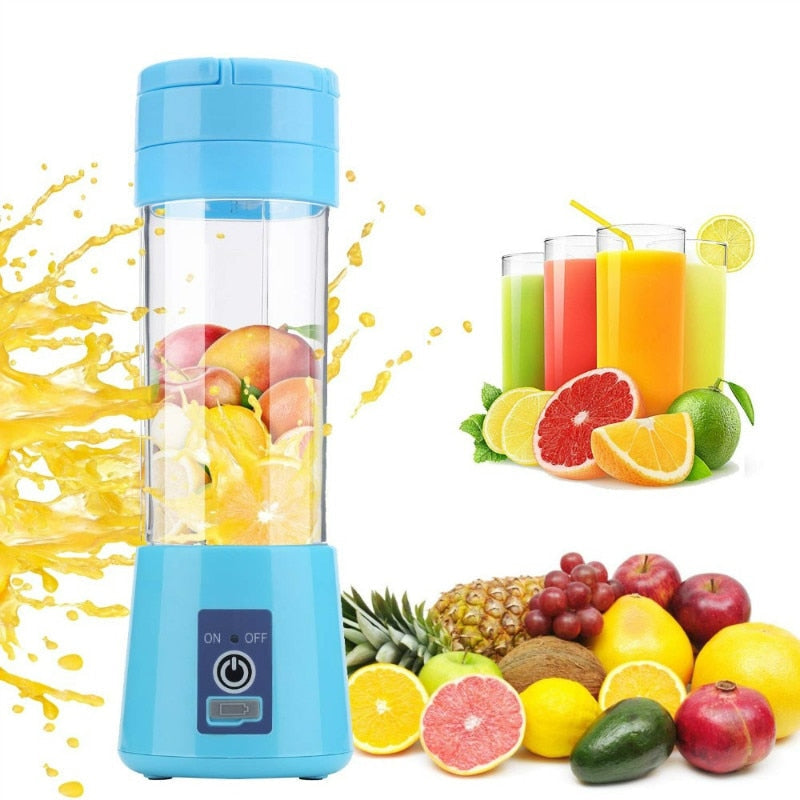 Mini Liquidificador Portátil Juicer USB 380ml - Choque Criativo