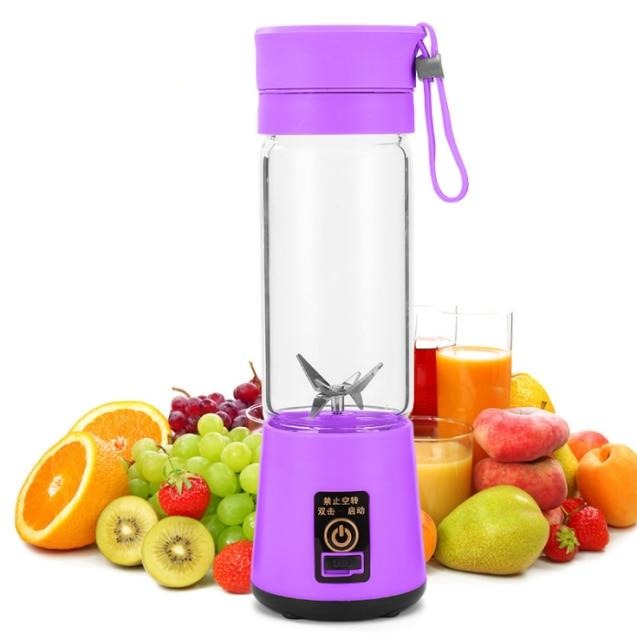 Mini Liquidificador Portátil Juicer USB 380ml - Choque Criativo