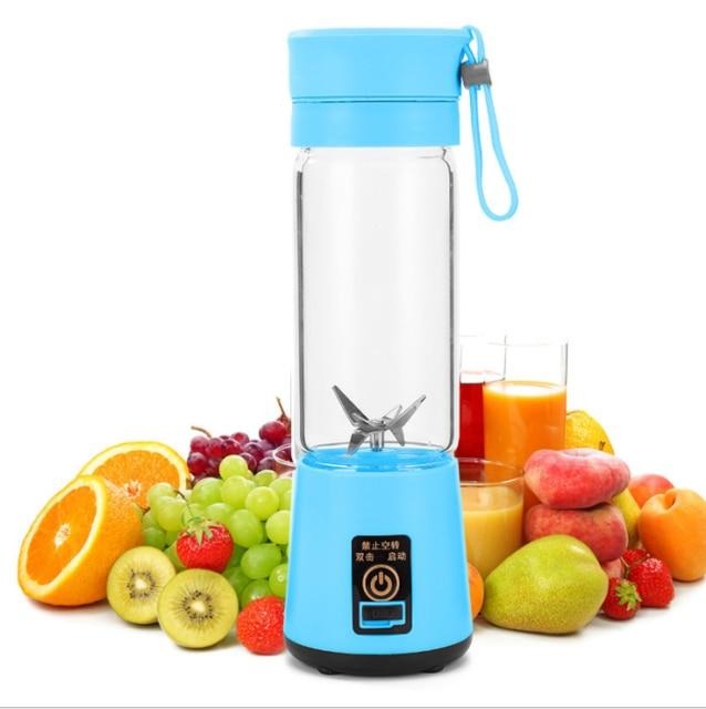 Mini Liquidificador Portátil Juicer USB 380ml - Choque Criativo