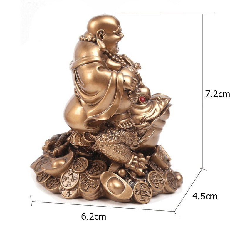 Estatua Feng Shui Buda da Fortuna - Choque Criativo